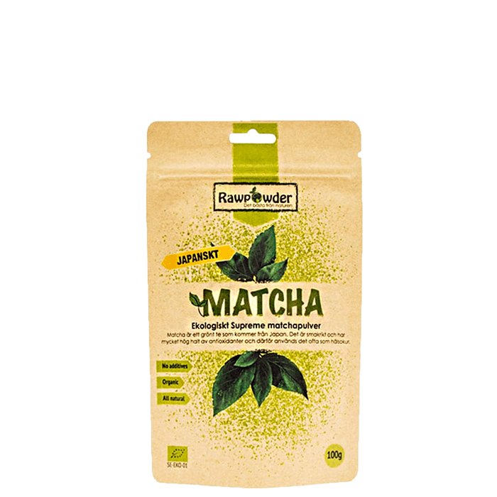 Rawpowder Ekologiskt Supreme matchapulver, 100 g