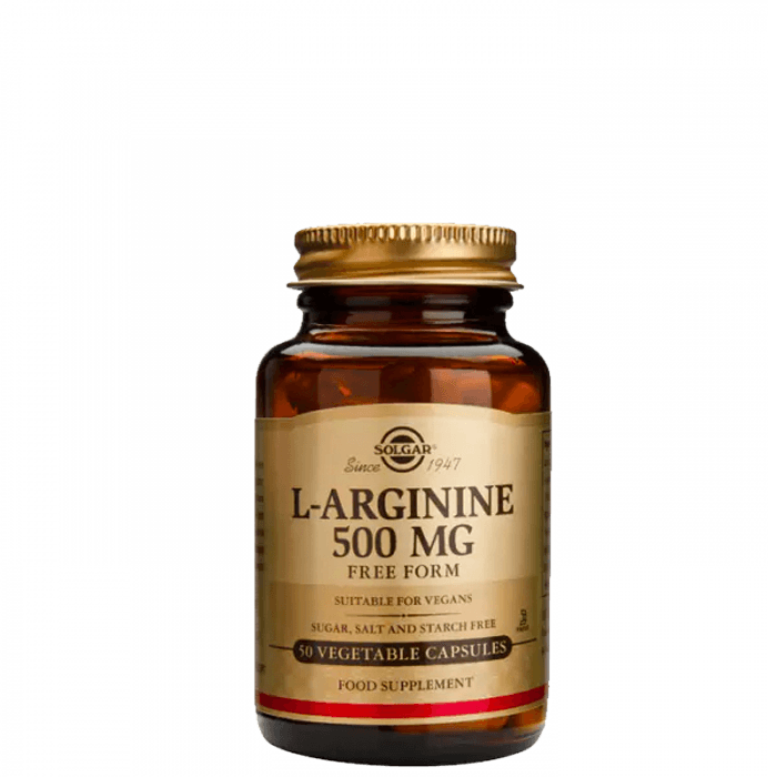 Solgar L-arginine 500 mg 50 kapslar