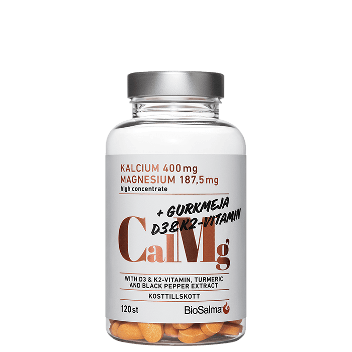 BioSalma Kalcium och magnesium, 120 tabletter