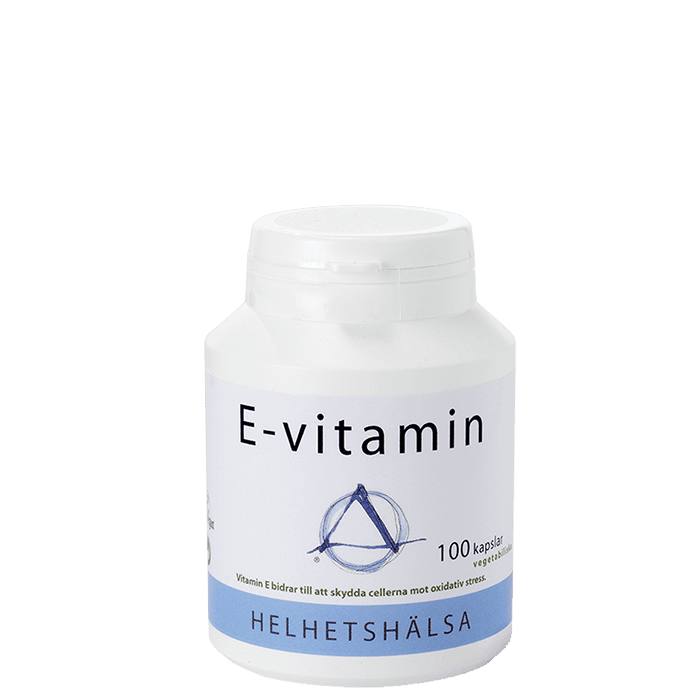 Helhetshälsa E-vitamin, 100 kapslar