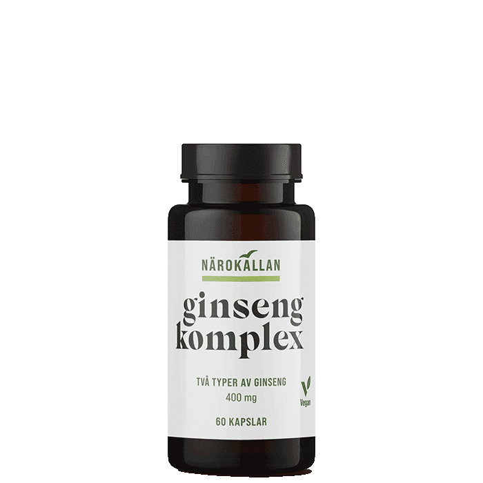 Närokällan Ginseng Komplex, 60 kapslar