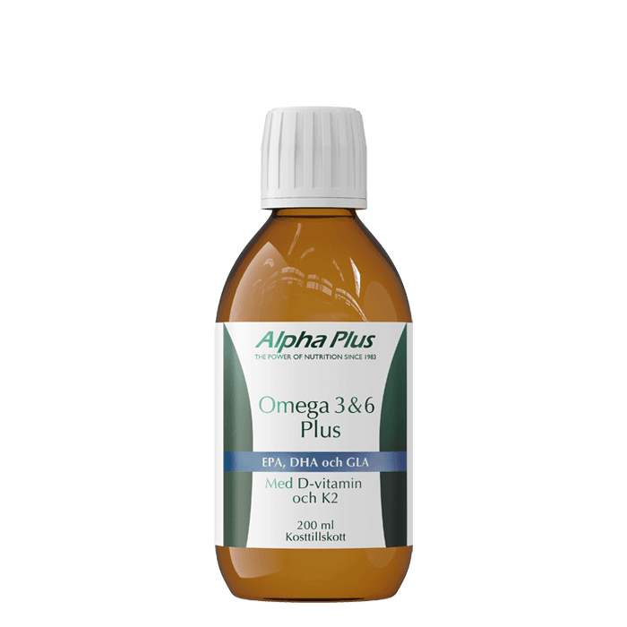 Alpha Plus Omega 3 och 6 Plus, 200 ml