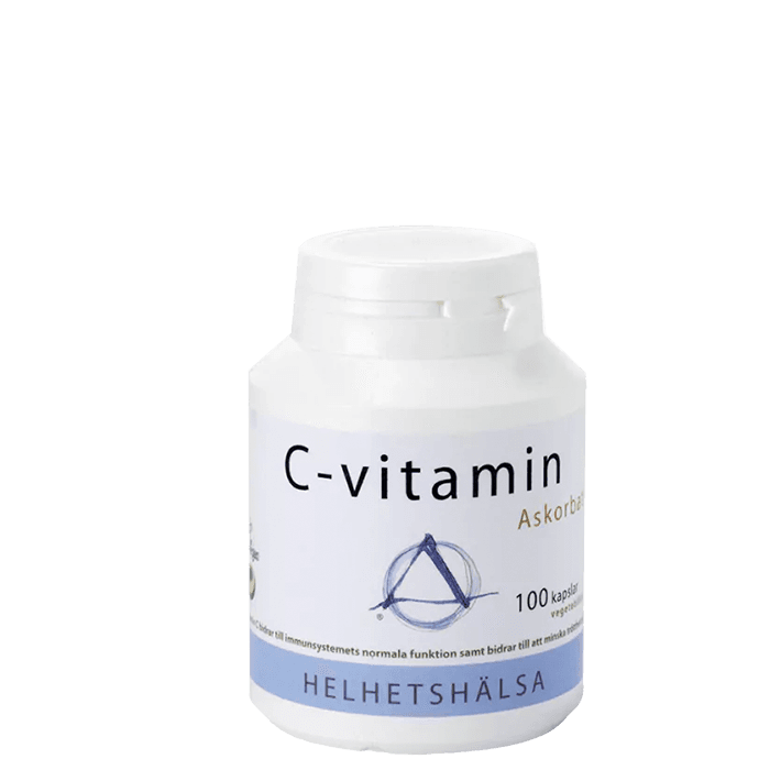 Helhetshälsa C-vitamin askorbat, 100 kapslar