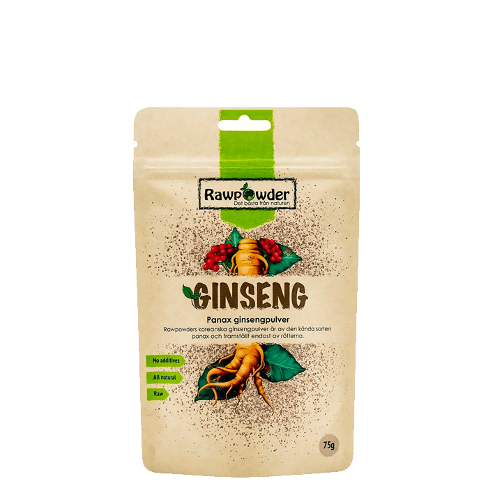 Rawpowder Ginseng Panax, 75 g
