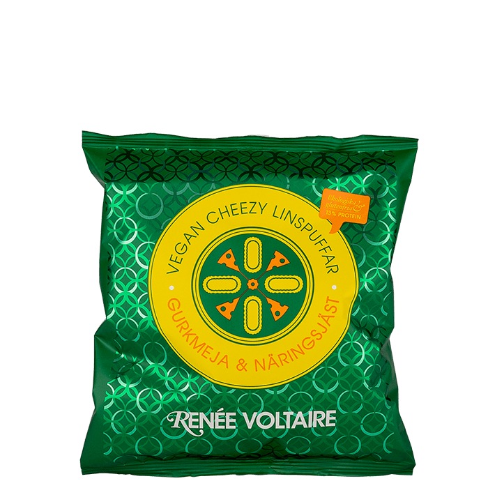 Renée Voltaire Vegan Cheezy Linspuffar, 60 g