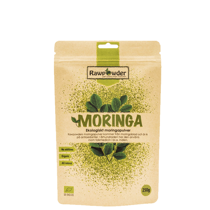 Rawpowder Ekologiskt Moringapulver, 250 g