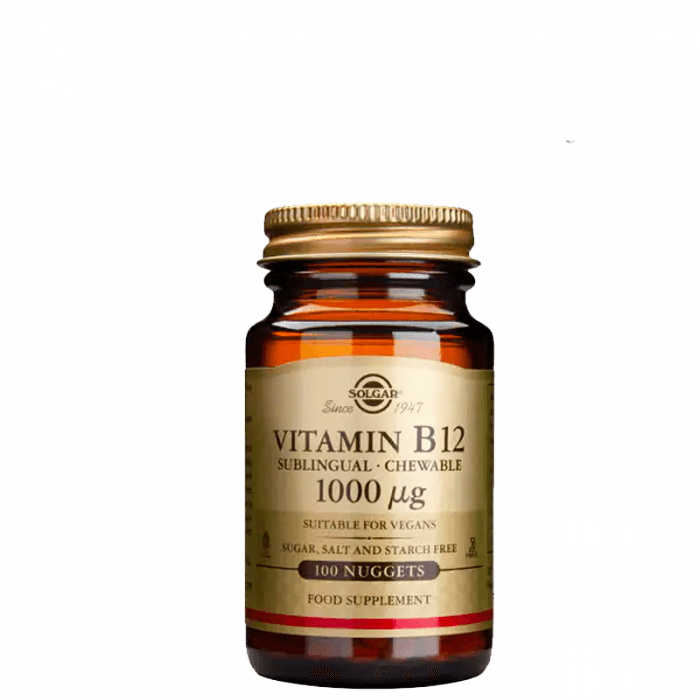 Solgar Vitamin B-12 1000 mcg, 100 sugtabletter