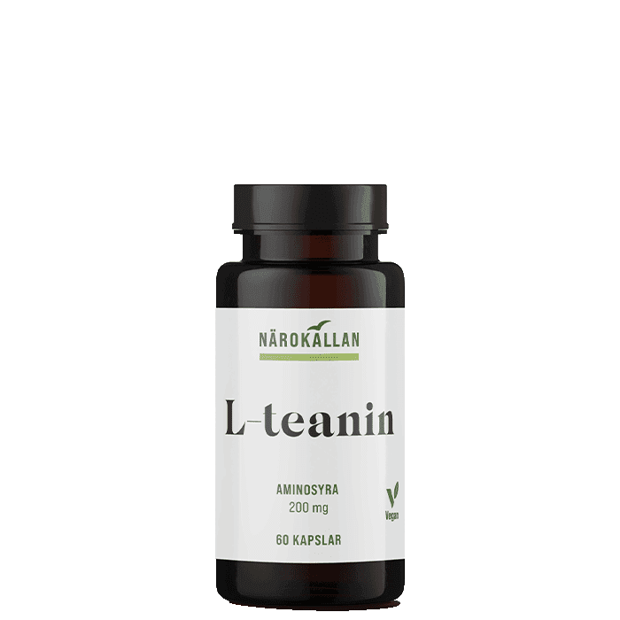 Närokällan L-Teanin, 60 kapslar