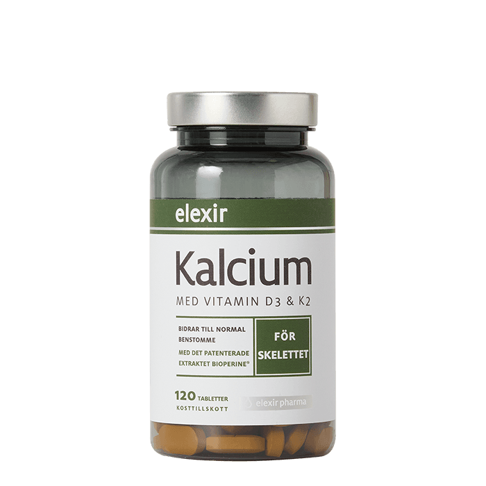Elexir Pharma Kalcium, 120 tabletter