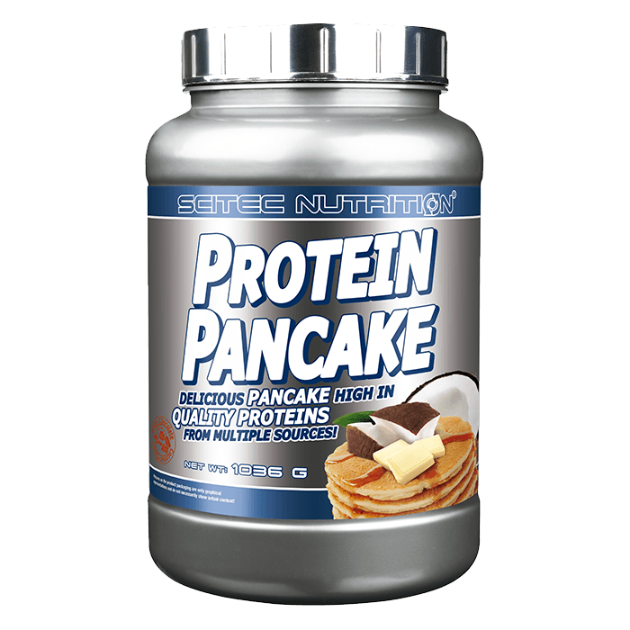 Scitec Nutrition Protein Pancake, vit choklad och kokos, 1036 g