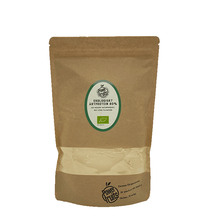 Powerfruits Ekologiskt ärtprotein, 500 g