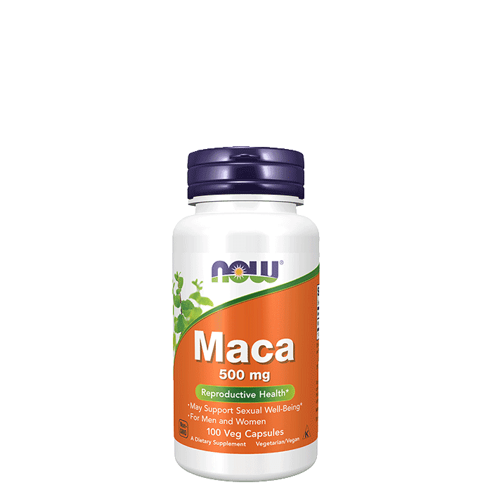 Now Foods Maca 500 mg, 100 veg kapslar