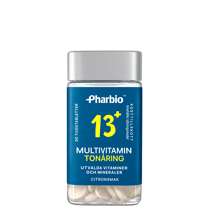 Pharbio Multivitamin Tonåring, 90 tabletter