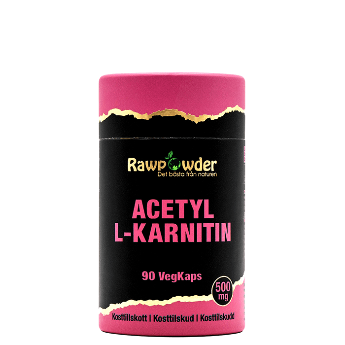 Rawpowder Acetyl L-Karnitin 500 mg, 90 kapslar