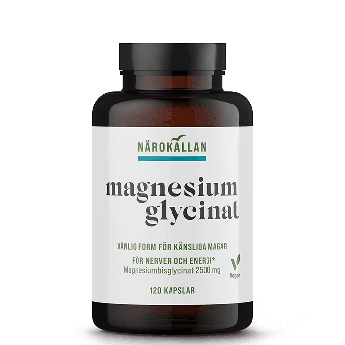 Närokällan Magnesiumglycinat, 120 kapslar