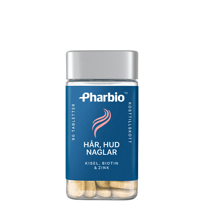 Pharbio Hår Hud Naglar, 90 tabletter