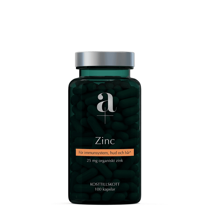 A+ Zink 25 mg, 100 kapslar
