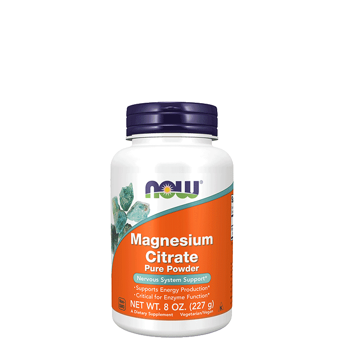 Now Foods Magnesium Citrate Pure Pulver, 227 g
