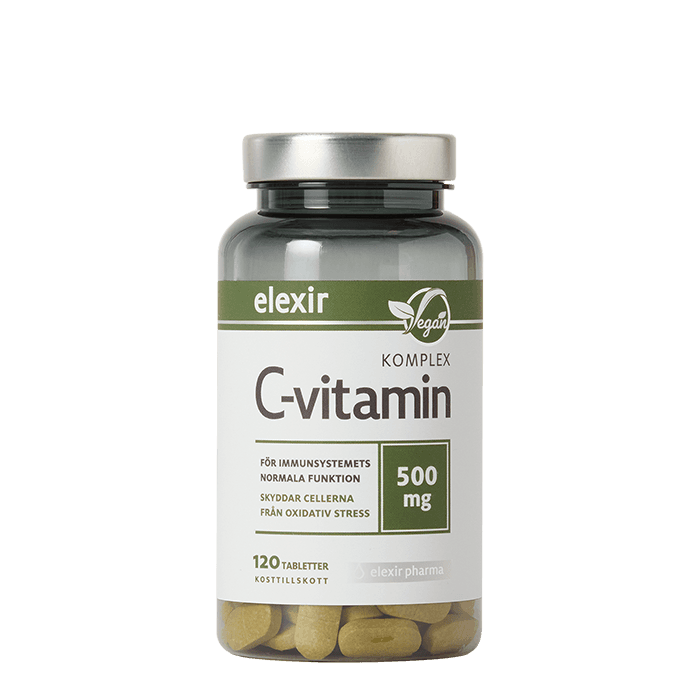 Elexir Pharma C-vitamin Komplex, 120 tabletter