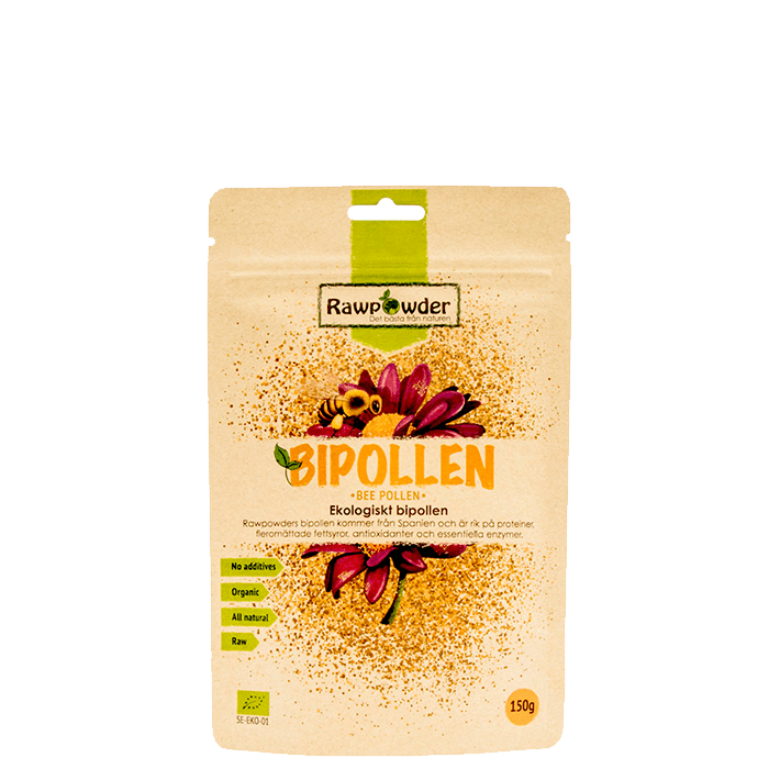 Rawpowder Ekologisk Bipollen, 150 g
