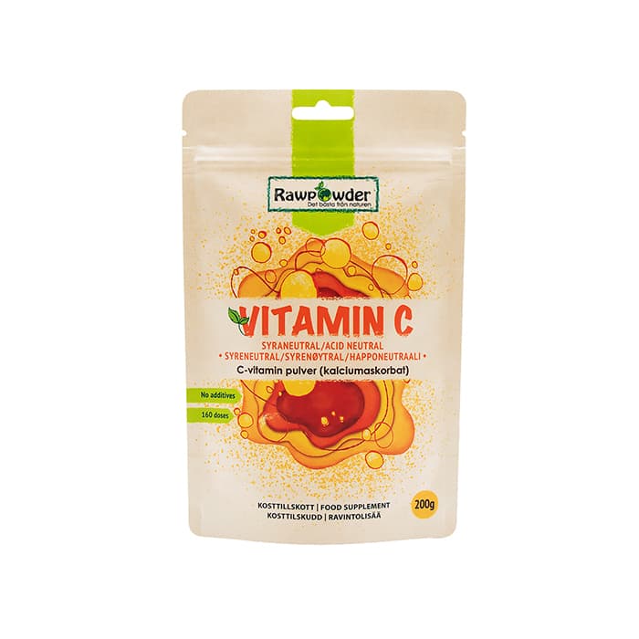 Rawpowder Vitamin C Syraneutral, 200 g