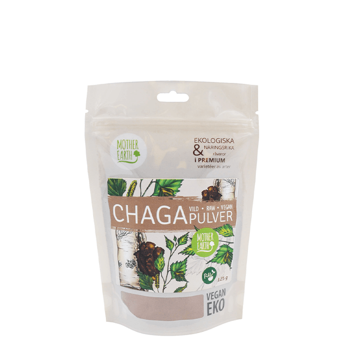 Mother Earth Chagapulver Vild, 125 g