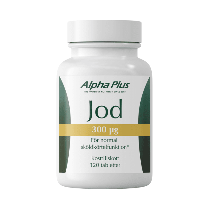 Alpha Plus Jod 300 µg, 120 tabletter