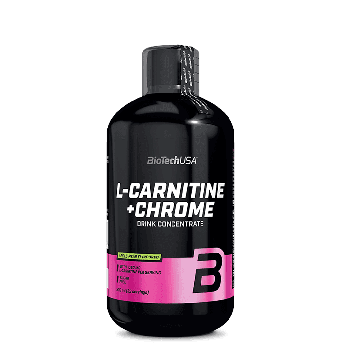 BioTech USA L-Carnitine + krom, 500 ml, apelsin