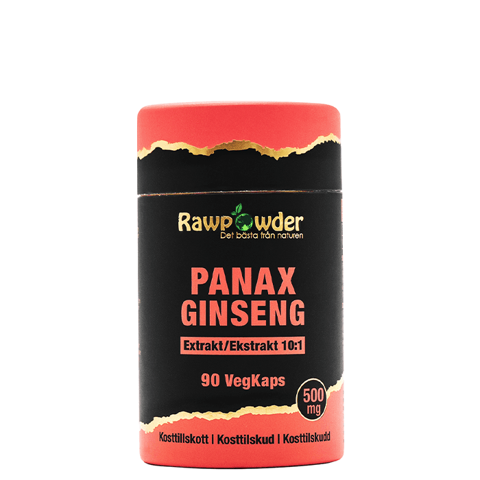 Rawpowder Panax Ginseng Extrakt 500 mg, 90 kapslar