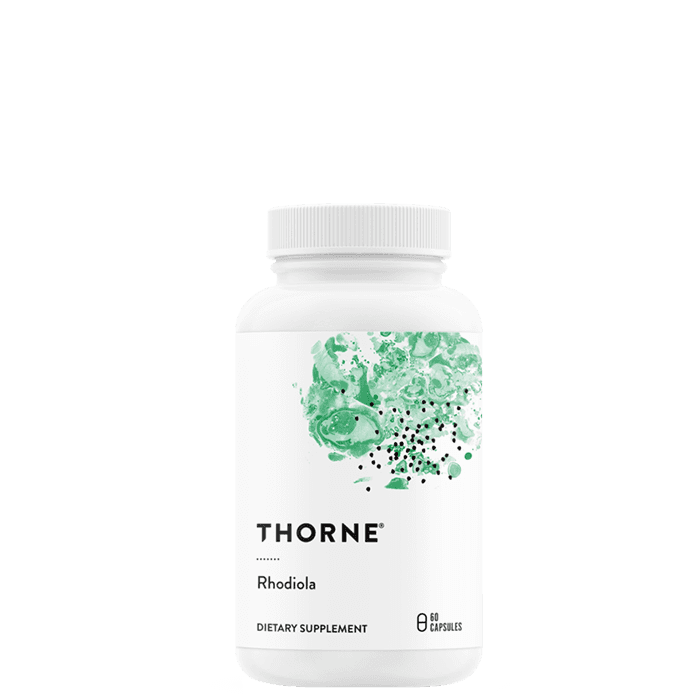 Thorne Rhodiola rosea, 60 kapslar