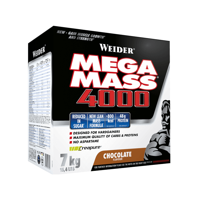 Weider Mega Mass 4000 Gainer, 7 kg