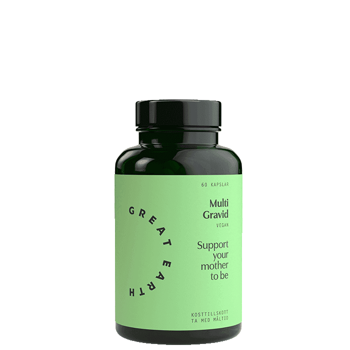 Great Earth Multi Gravid, 60 kapslar