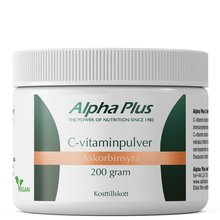 Alpha Plus C-vitaminpulver, 200 g