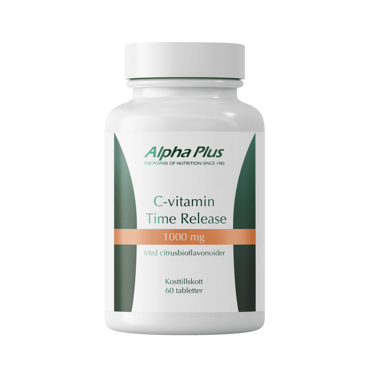 Alpha Plus C-vitamin Time Release 1000 mg, 60 tabletter