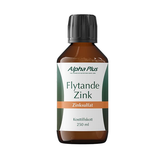 Alpha Plus Flytande Zink 15 mg, 250 ml