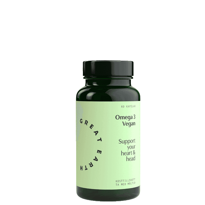 Great Earth Omega 3 Vegan, 60 kapslar