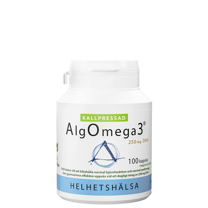 Helhetshälsa AlgOmega3 Kallpressad, 100 kapslar