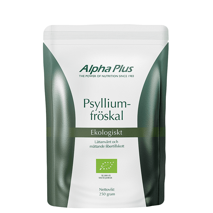 Alpha Plus Psylliumfröskal EKO, 250 g