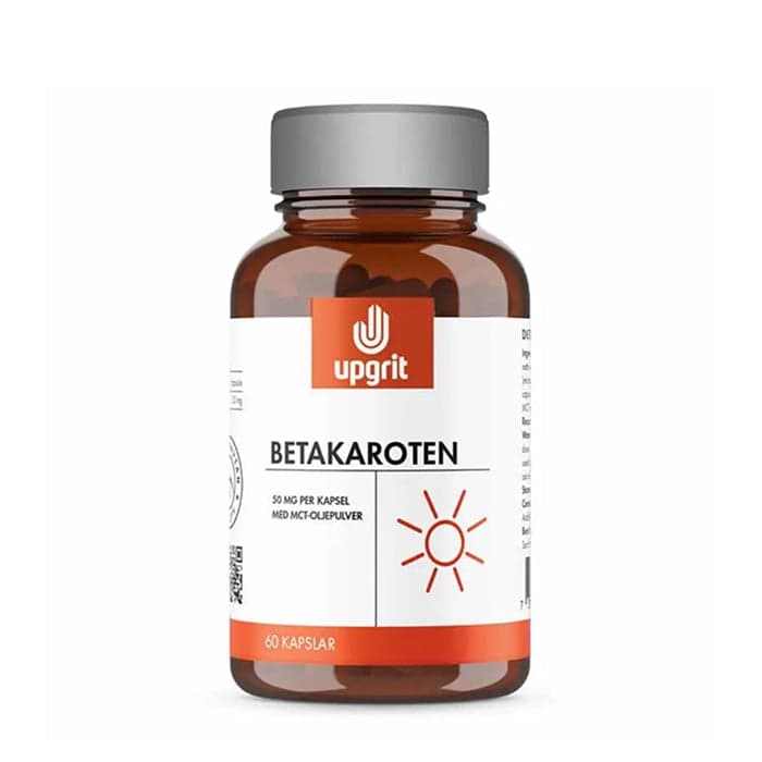 Upgrit Betakaroten 50 mg, 60 kapslar