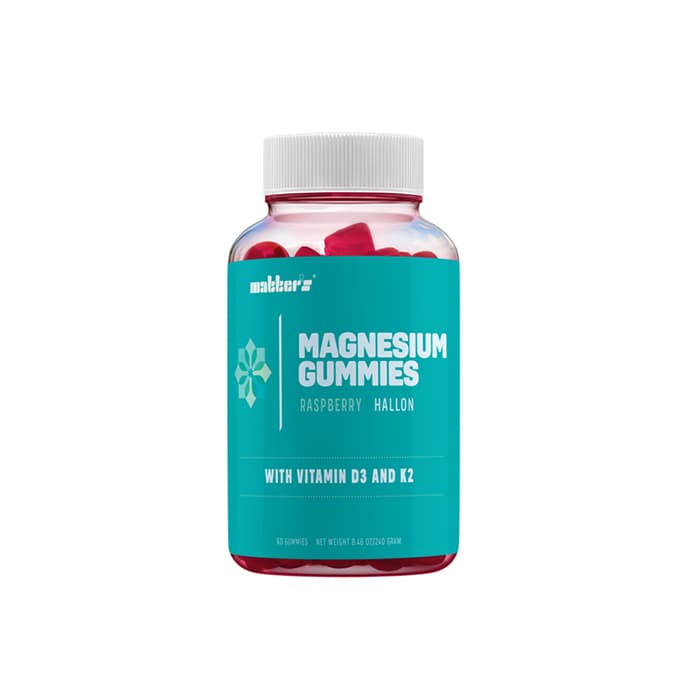 Matters Magnesium + K2 & D3 Hallon, 60 gummies
