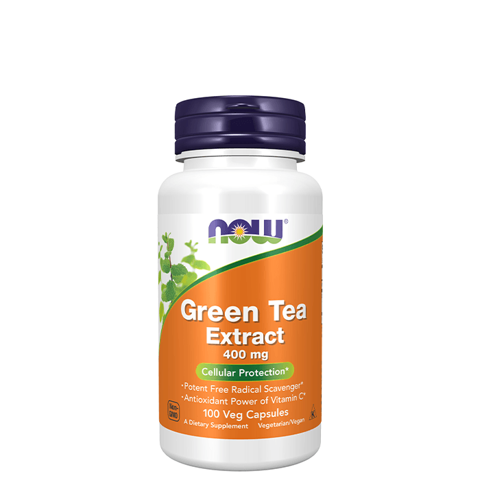 Now Foods Green Tea Extract 400 mg, 100 kapslar