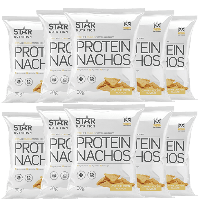 Star Nutrition Protein Nachos Bacon, 10 x 30 g