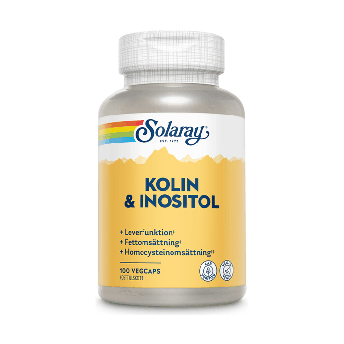 Solaray Kolin & Inositol, 100 kapslar