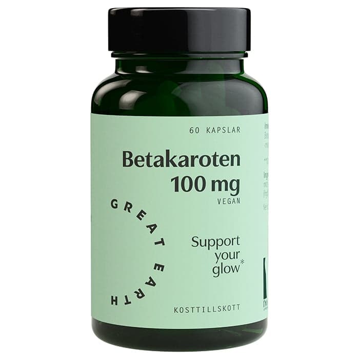Great Earth Betakaroten 100 mg, 60 kapslar
