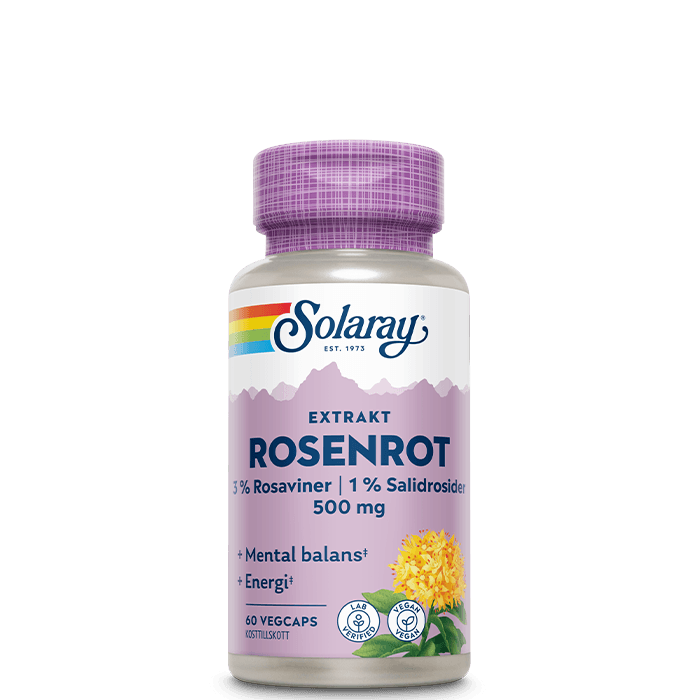Solaray Rosenrot, 60 kapslar