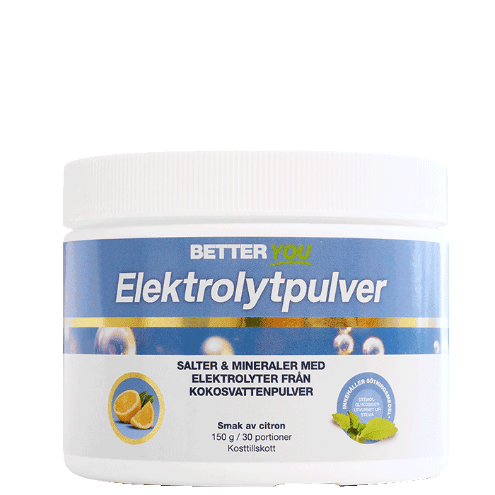Better You Elektrolytpulver citron, 150 g