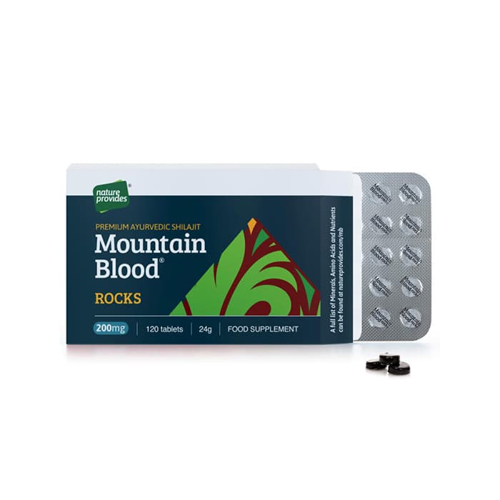 Nature Provides Mountain Blood Rocks, 120 tabletter