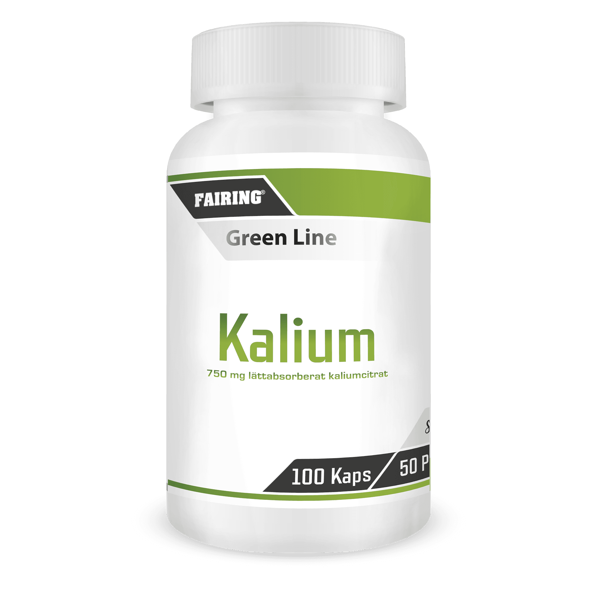 Fairing Kalium, 100 kapslar