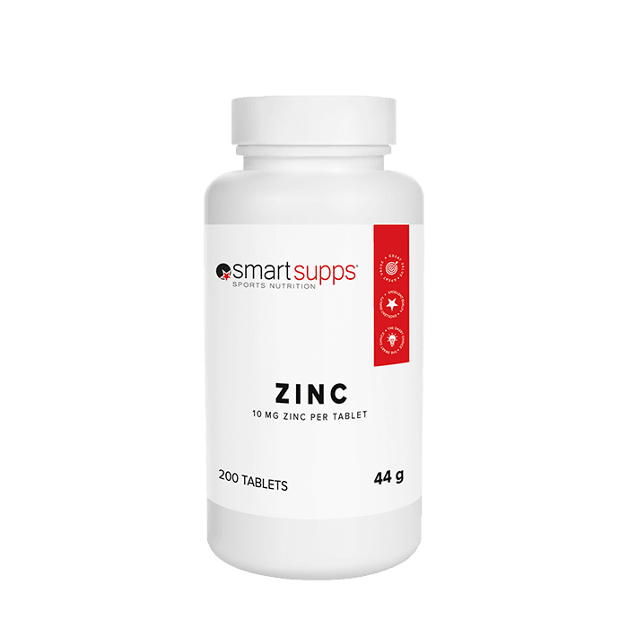 SmartSupps Zinkcitrat 10 mg, 200 tabletter