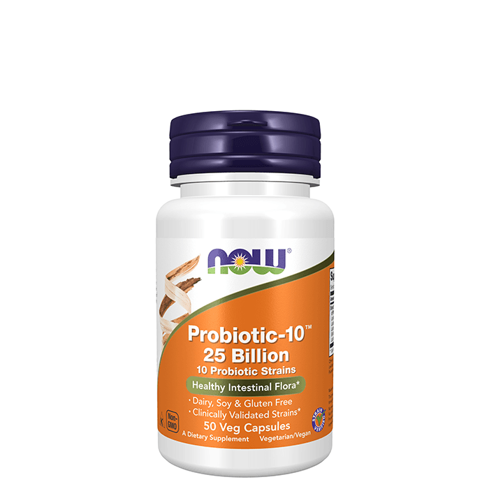 NOW Foods Probiotic-10 25 Billion, 50 kapslar